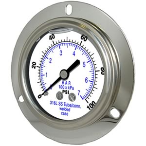 304LFW - All Stainless Steel, Center Back Mount with Front Flange
Item: 304LFW