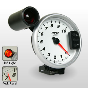White: 5" Tachometer
Item: 3296